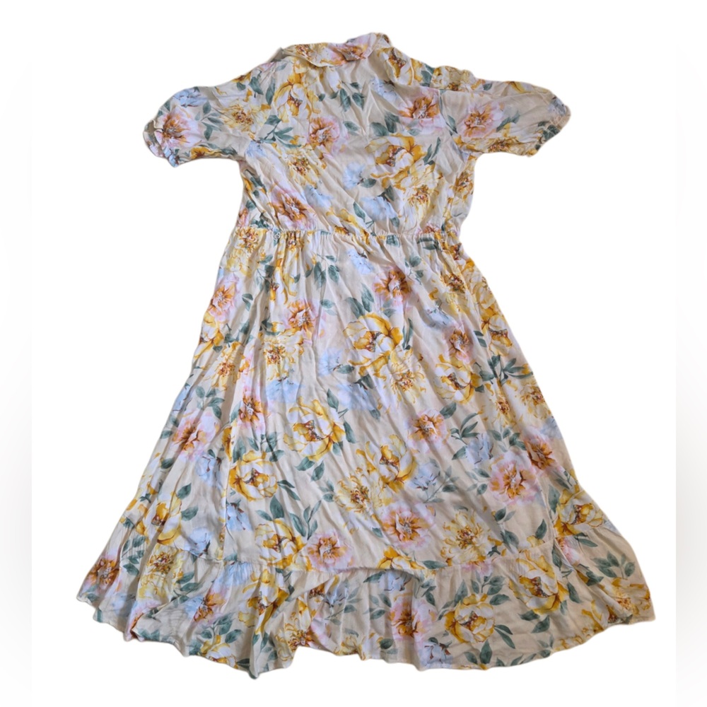 Old Navy Floral Midi Dress with Ruffles - Picture 2 of 6